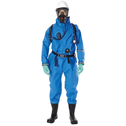 100% Chemical Protection Hazmat Suit